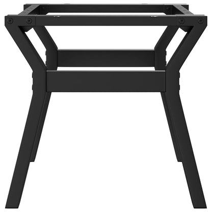Telaio Gambe a Y per Tavolino da Salotto 60x40x38 cm in Acciaio