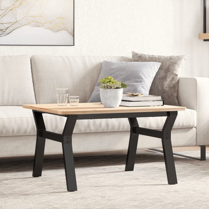 Telaio Gambe a Y per Tavolino da Salotto 70x60x43 cm in Acciaio