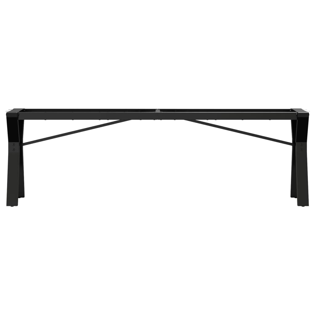 Telaio Gambe a Y per Tavolino da Salotto 140x30x43cm in Acciaio - homemem39