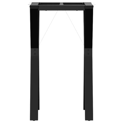 Telaio Gambe a Y per Tavolo da Pranzo 40x40x73 cm in Acciaio
