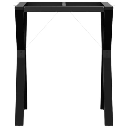 Telaio Gambe a Y per Tavolo da Pranzo 60x60x73 cm in Acciaio - homemem39