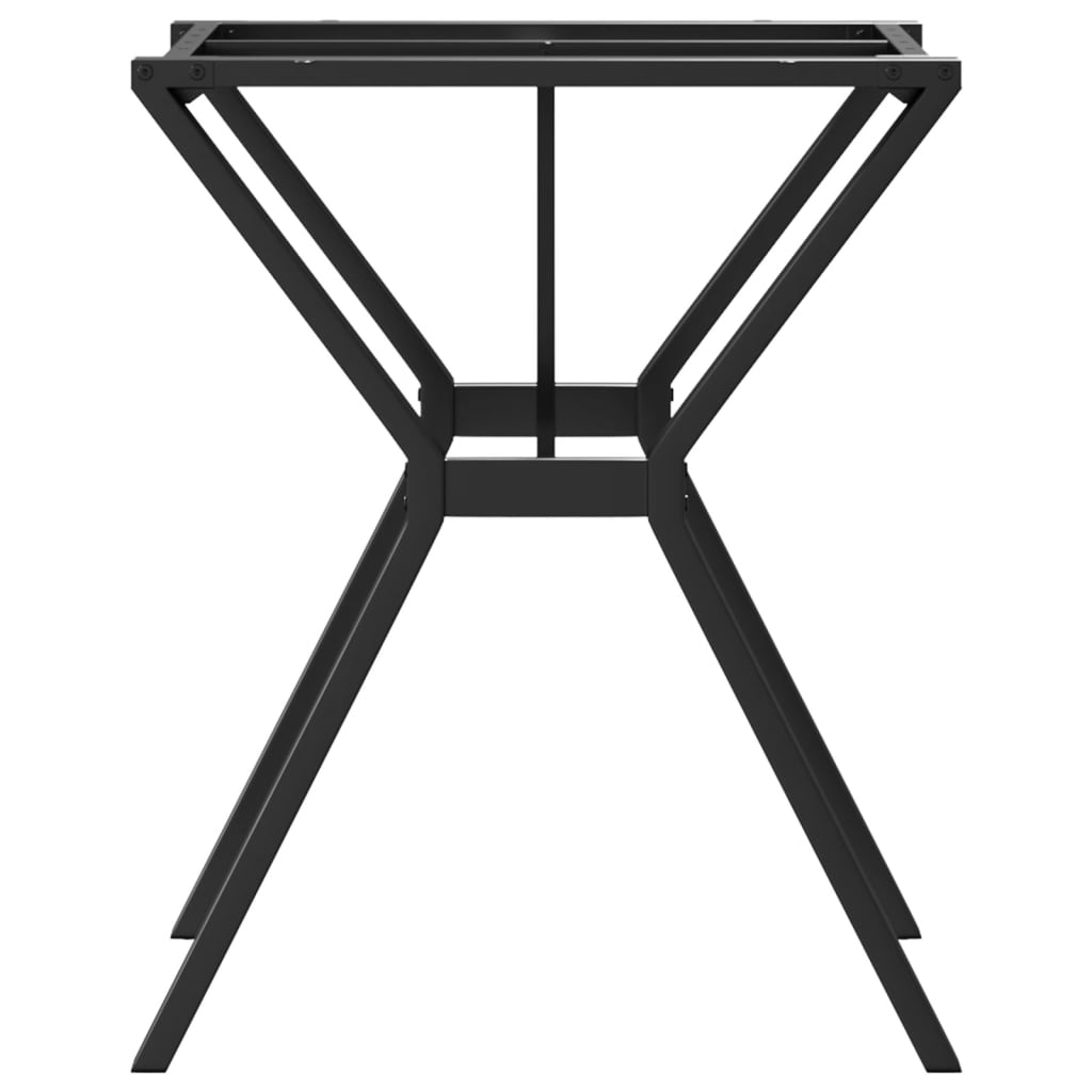 Telaio Gambe a Y per Tavolo da Pranzo 60x60x73 cm in Acciaio - homemem39