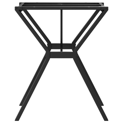 Telaio Gambe a Y per Tavolo da Pranzo 60x60x73 cm in Acciaio - homemem39