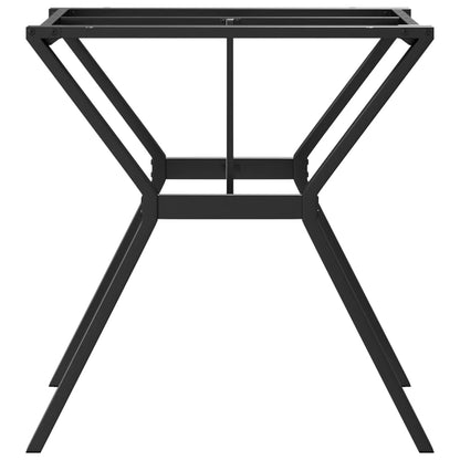 Telaio Gambe a Y per Tavolo da Pranzo 70x70x73 cm in Acciaio - homemem39