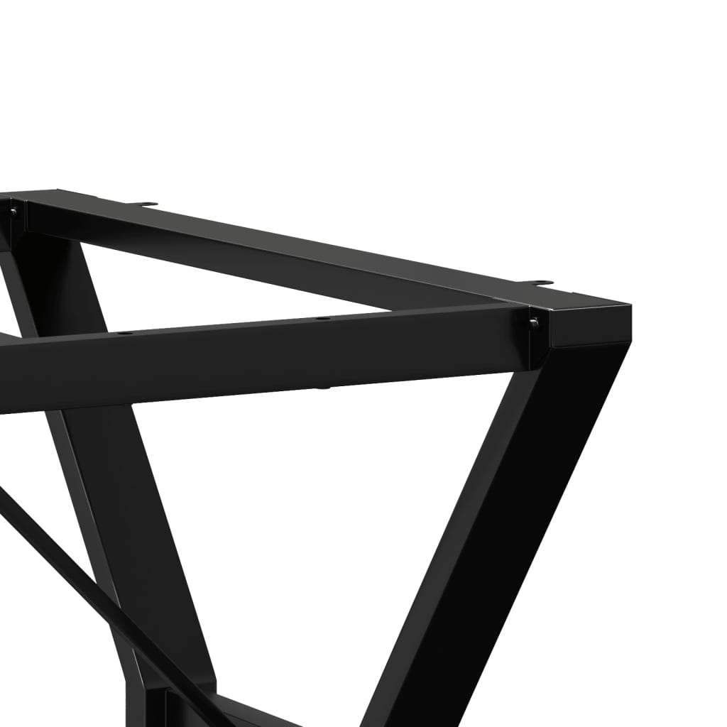 Telaio Gambe a Y per Tavolo da Pranzo 70x70x73 cm in Acciaio - homemem39