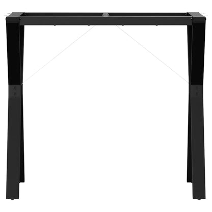 Telaio Gambe a Y per Tavolo da Pranzo 80x40x73 cm in Acciaio
