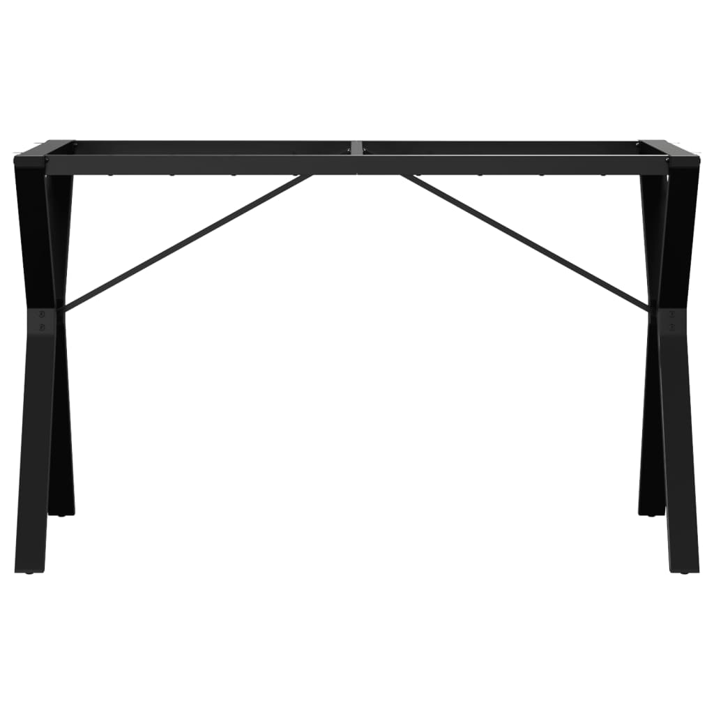 Telaio Gambe a Y per Tavolo da Pranzo 120x60x73 cm in Acciaio - homemem39