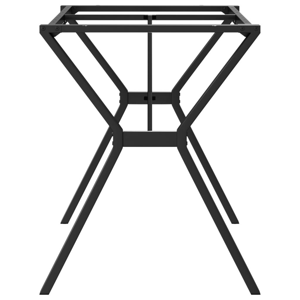 Telaio Gambe a Y per Tavolo da Pranzo 120x60x73 cm in Acciaio - homemem39