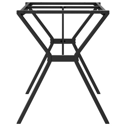 Telaio Gambe a Y per Tavolo da Pranzo 120x60x73 cm in Acciaio - homemem39