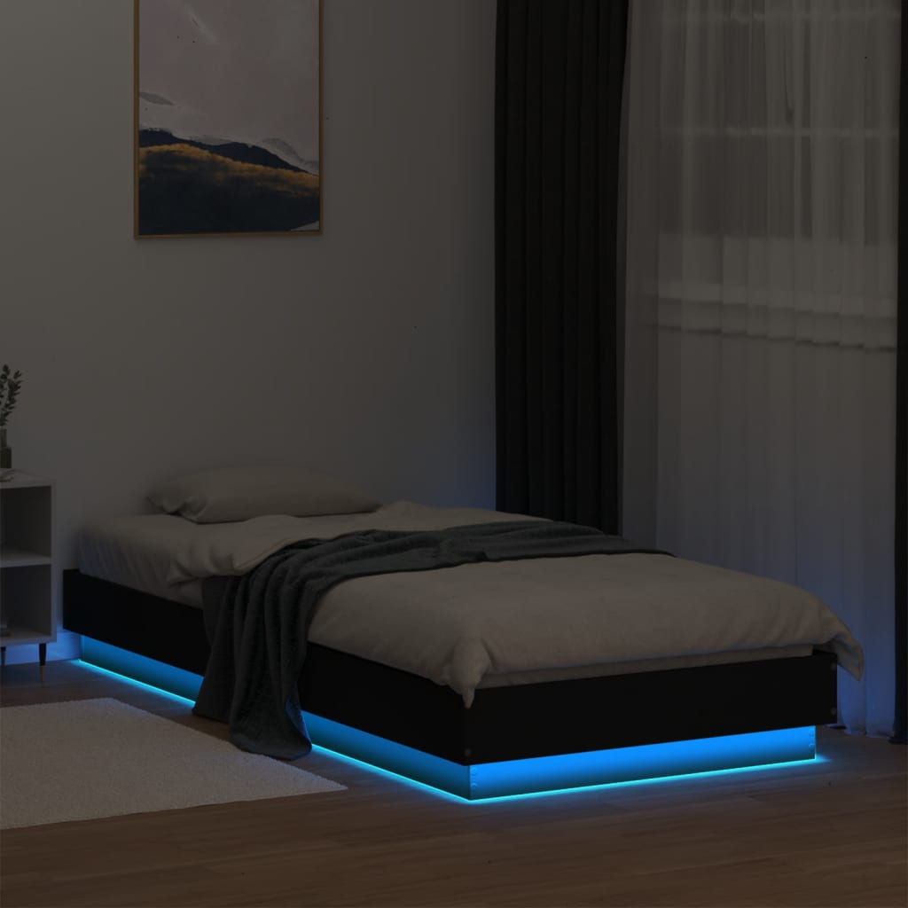 Giroletto con LED Nero 100x200 cm - homemem39