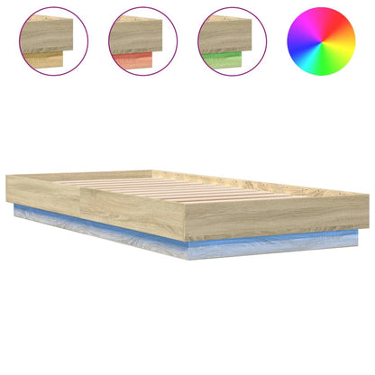 Giroletto con LED Rovere Sonoma 100x200 cm | homemem39