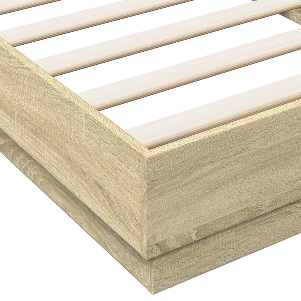 Giroletto con LED Rovere Sonoma 100x200 cm | homemem39