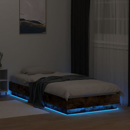 Giroletto con LED Rovere Fumo 100x200 cm | homemem39