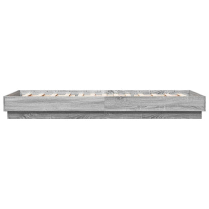 Giroletto con LED Grigio Sonoma 100x200 cm | homemem39