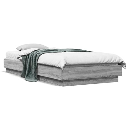 Giroletto con LED Grigio Sonoma 100x200 cm | homemem39