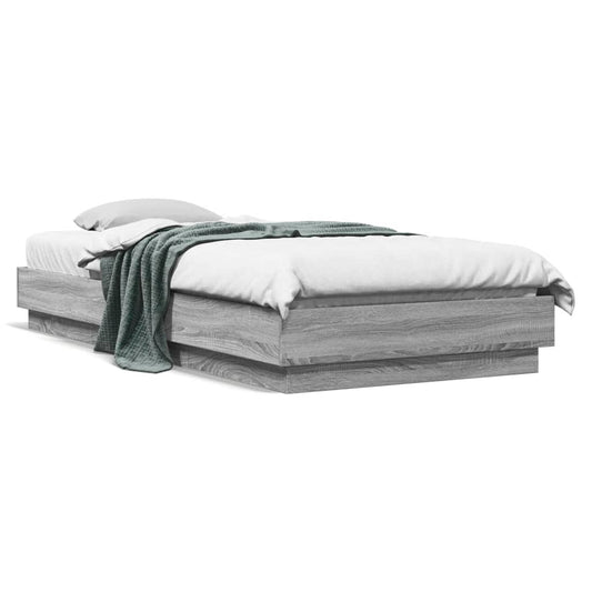 Giroletto con LED Grigio Sonoma 100x200 cm | homemem39