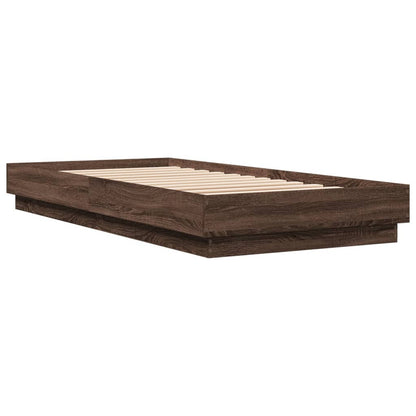 Giroletto con LED Rovere Marrone 100x200 cm | homemem39