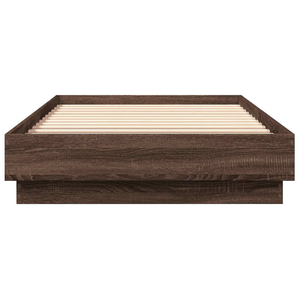 Giroletto con LED Rovere Marrone 100x200 cm | homemem39