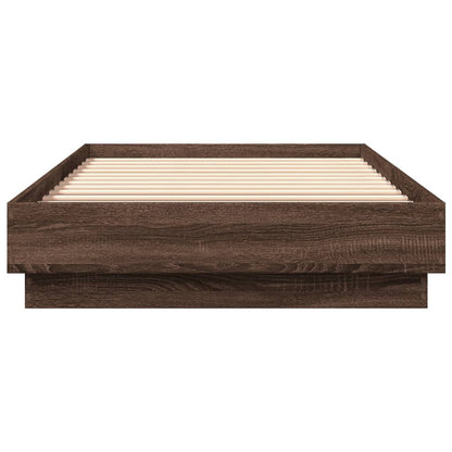 Giroletto con LED Rovere Marrone 100x200 cm | homemem39
