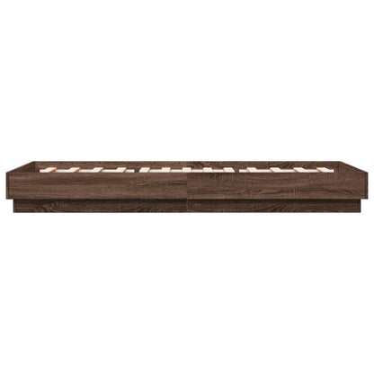 Giroletto con LED Rovere Marrone 100x200 cm | homemem39