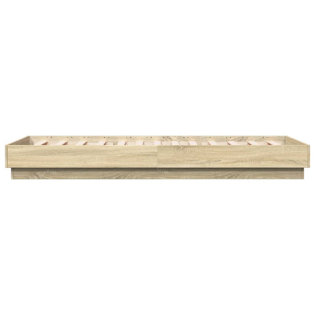 Giroletto con LED Rovere Sonoma 90x200 cm | homemem39