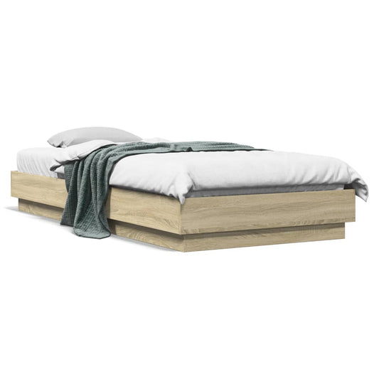 Giroletto con LED Rovere Sonoma 90x200 cm | homemem39