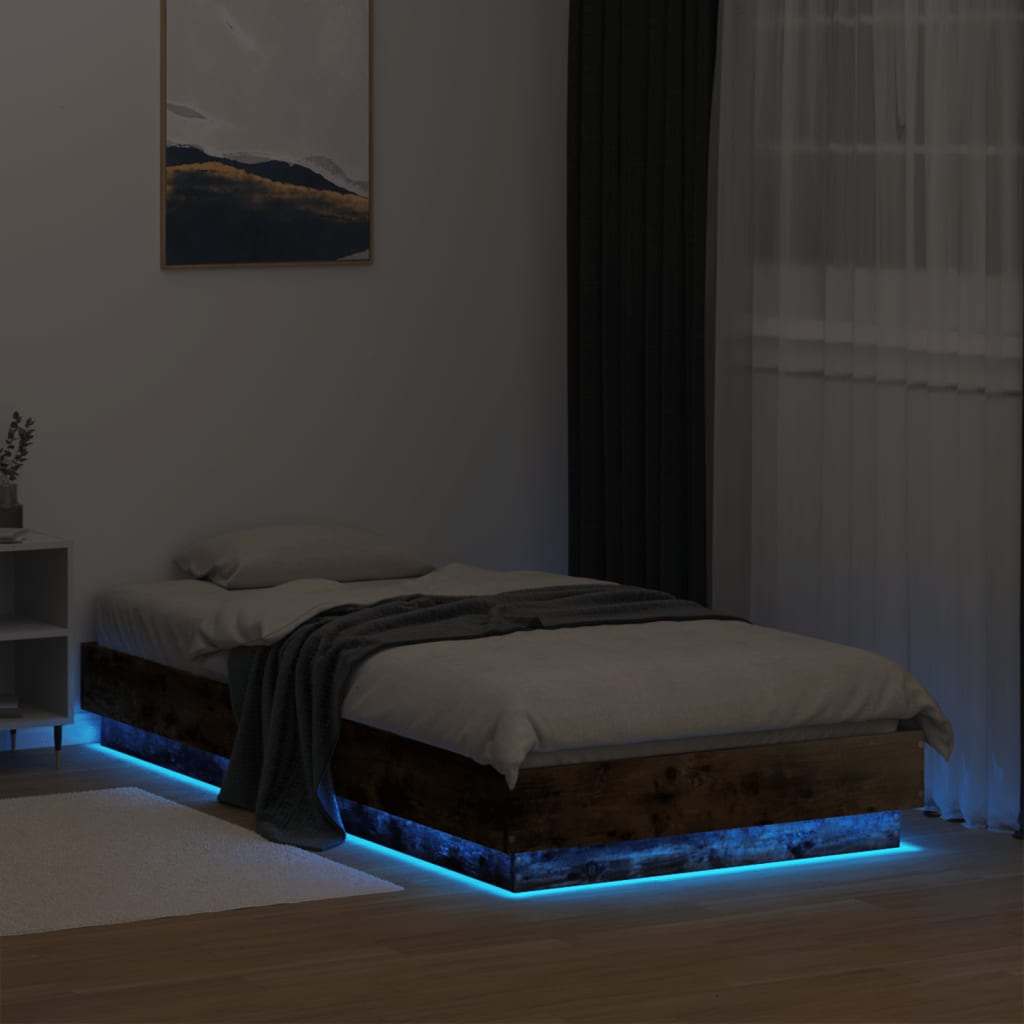 Giroletto con LED Rovere Fumo 90x190 cm | homemem39