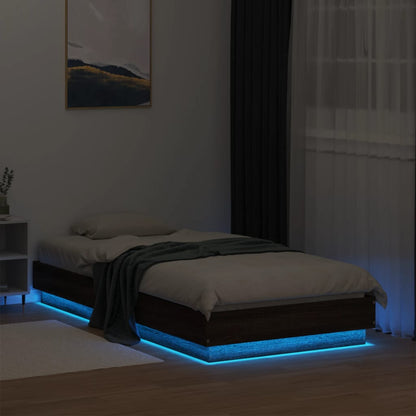 Giroletto con LED Rovere Marrone 90x190 cm | homemem39