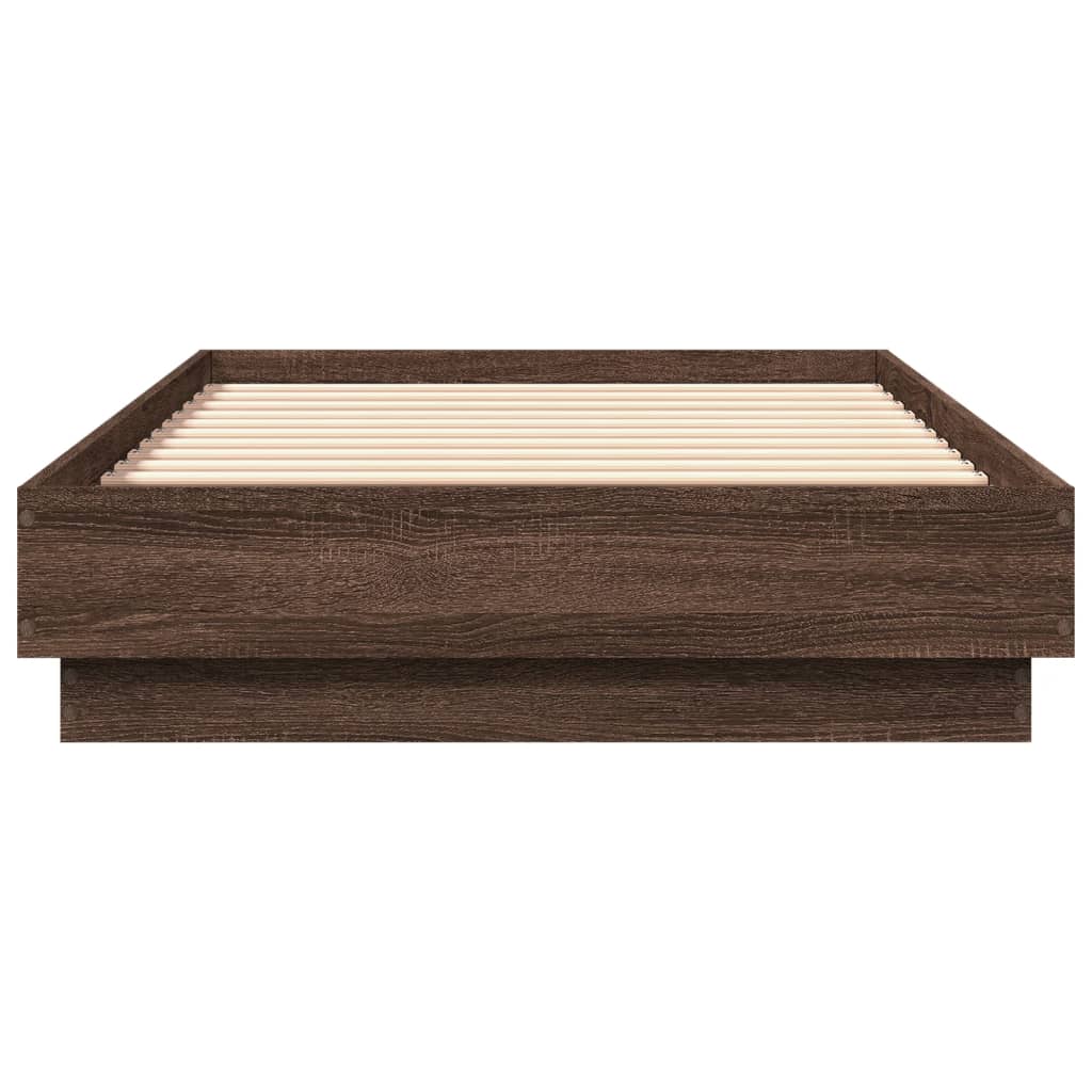 Giroletto con LED Rovere Marrone 90x190 cm | homemem39