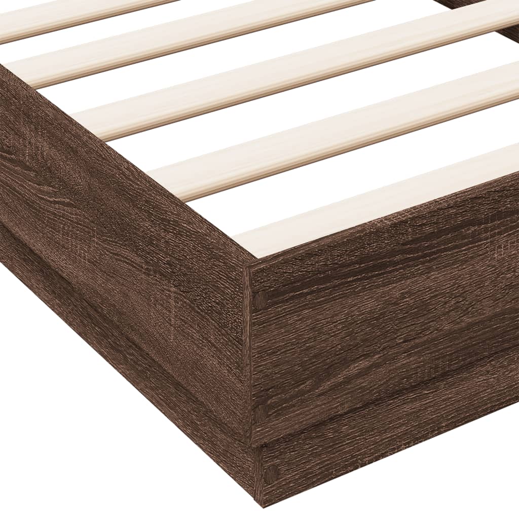 Giroletto con LED Rovere Marrone 90x190 cm | homemem39