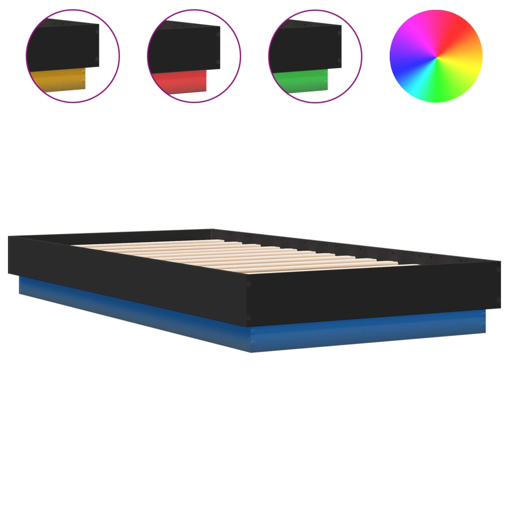 Giroletto con LED Nero 75x190 cm | homemem39