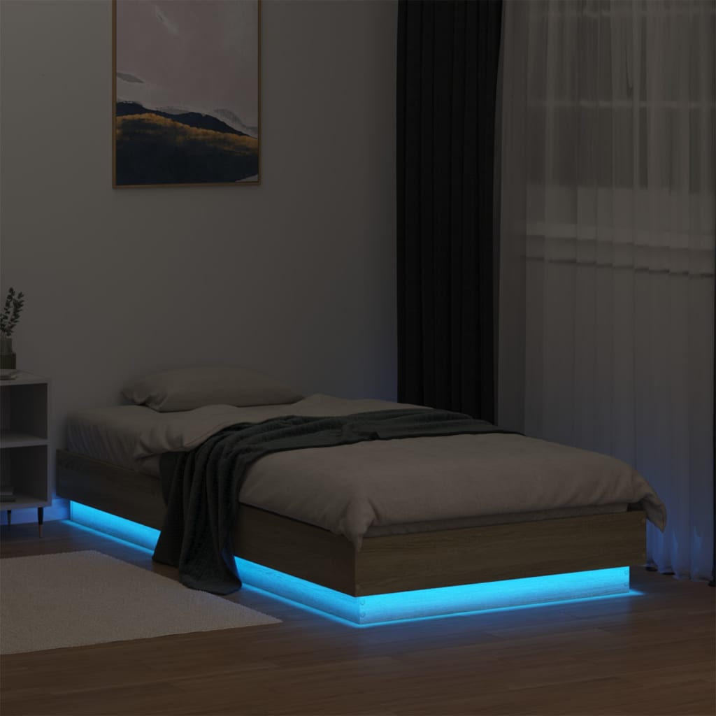 Giroletto con LED Rovere Sonoma 75x190 cm - homemem39