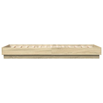 Giroletto senza Materasso Rovere Sonoma 100x200cm in Truciolato | homemem39