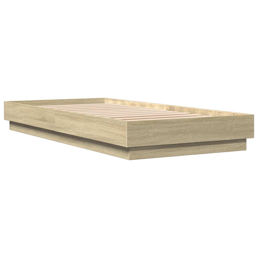 Giroletto senza Materasso Rovere Sonoma 100x200cm in Truciolato | homemem39