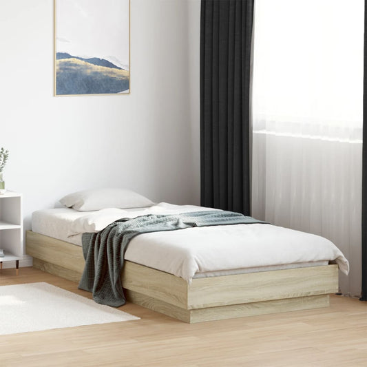 Giroletto senza Materasso Rovere Sonoma 90x200 cm in Truciolato | homemem39