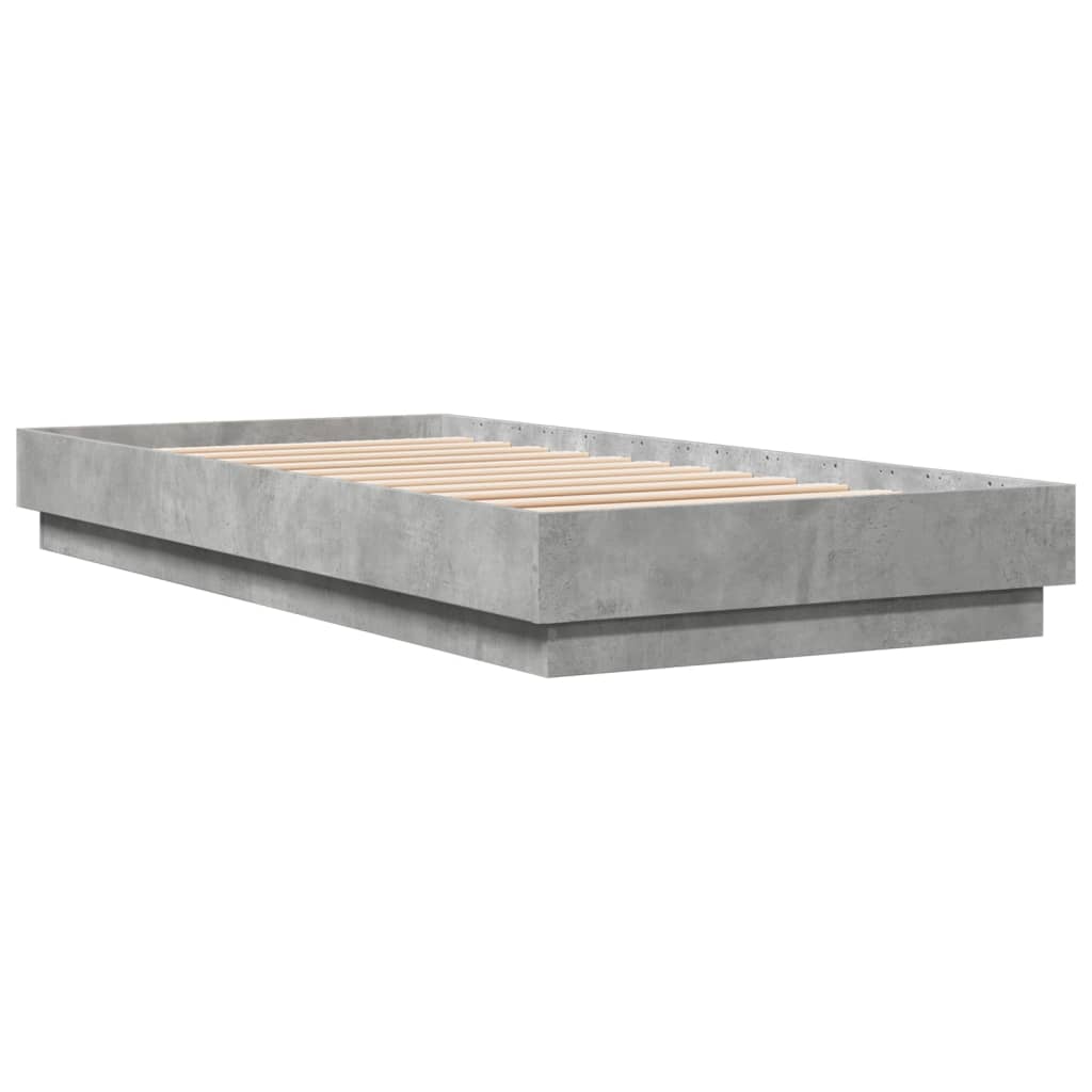 Giroletto Grigio Cemento 90x200 cm in Legno Multistrato - homemem39