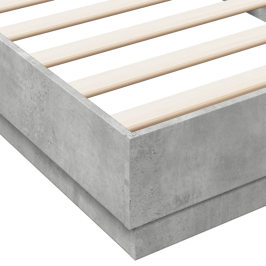 Giroletto Grigio Cemento 90x200 cm in Legno Multistrato | homemem39