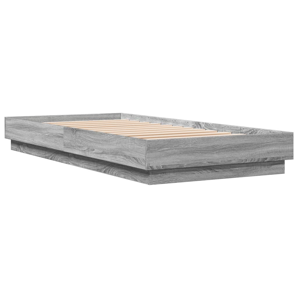 Giroletto Grigio Sonoma 90x200 cm in Legno Multistrato | homemem39