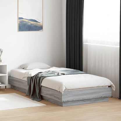 Giroletto Grigio Sonoma 90x200 cm in Legno Multistrato | homemem39