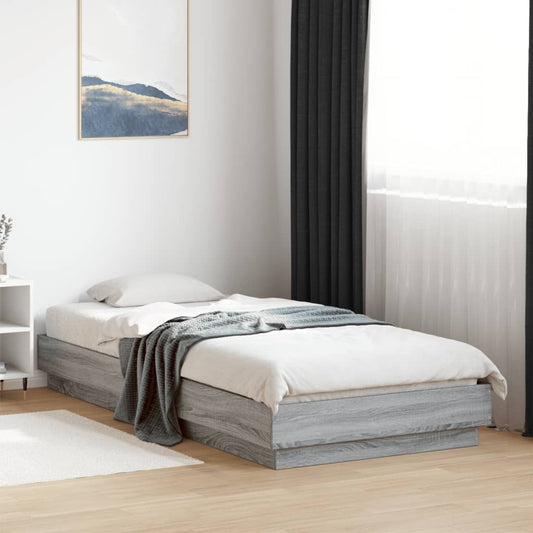 Giroletto Grigio Sonoma 90x200 cm in Legno Multistrato | homemem39