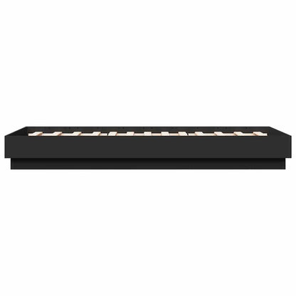 Giroletto Nero 90x190 cm in Legno Multistrato | homemem39