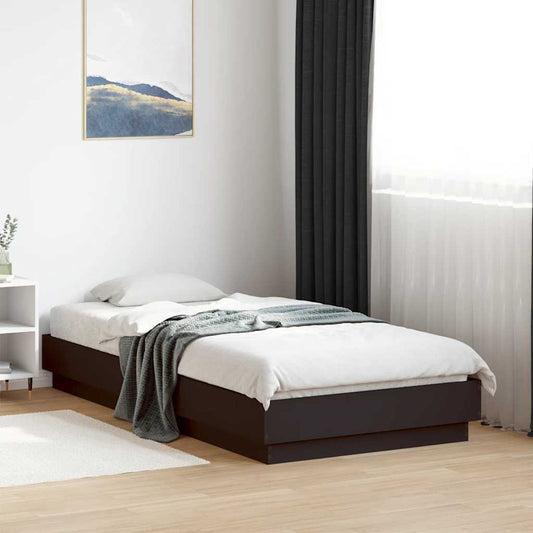 Giroletto Nero 90x190 cm in Legno Multistrato | homemem39