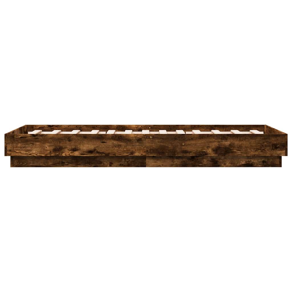 Giroletto senza Materasso Rovere Fumo 90x190 cm in Truciolato | homemem39