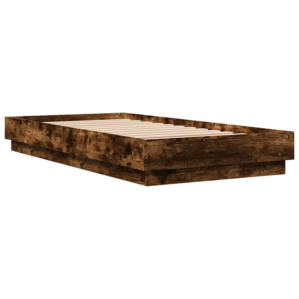 Giroletto senza Materasso Rovere Fumo 90x190 cm in Truciolato | homemem39
