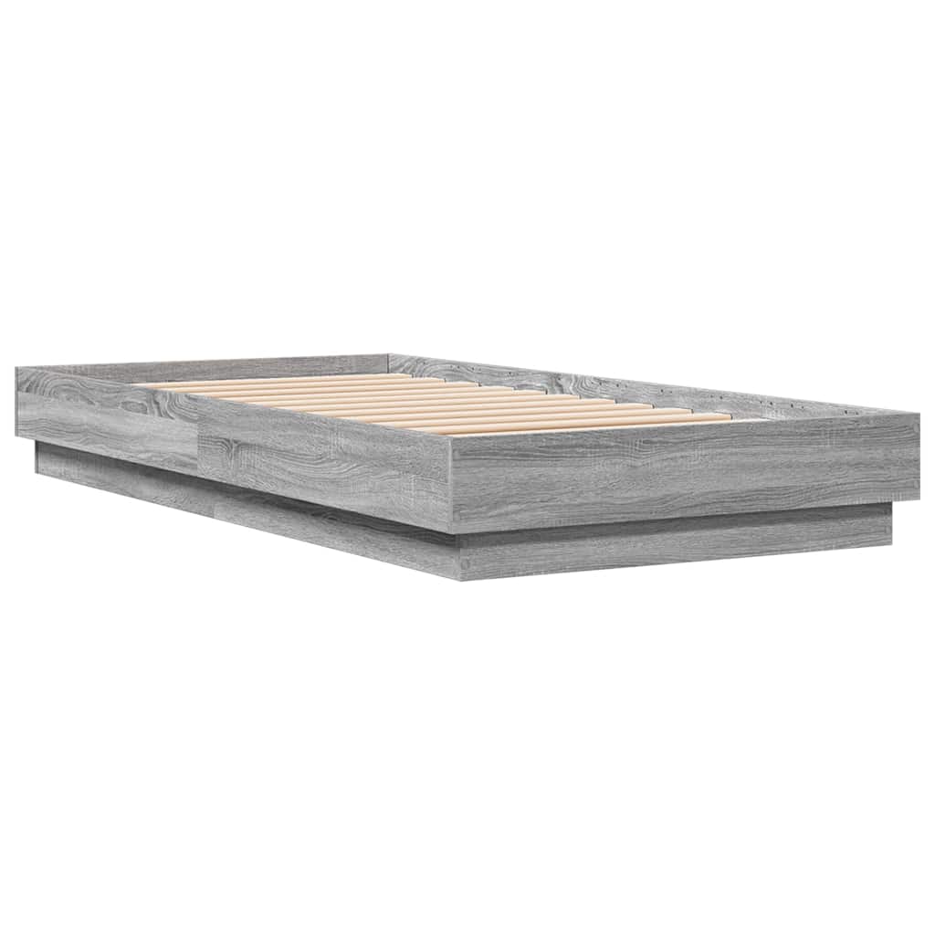 Giroletto Grigio Sonoma 90x190 cm in Legno Multistrato | homemem39