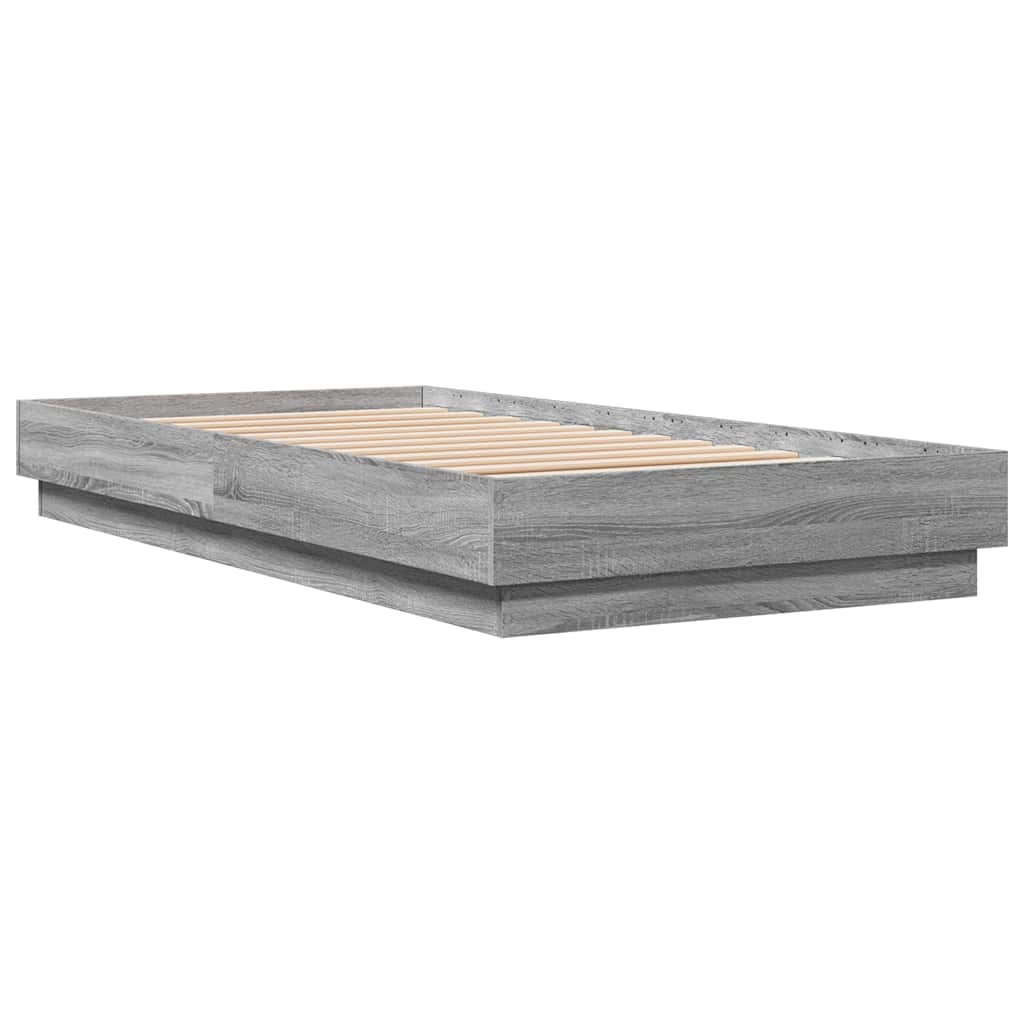 Giroletto Grigio Sonoma 90x190 cm in Legno Multistrato | homemem39