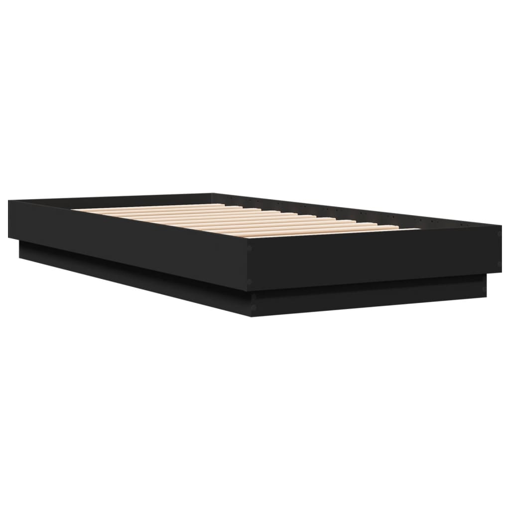 Giroletto Nero 75x190 cm in Legno Multistrato | homemem39