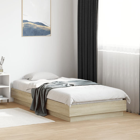 Giroletto senza Materasso Rovere Sonoma 75x190 cm in Truciolato | homemem39