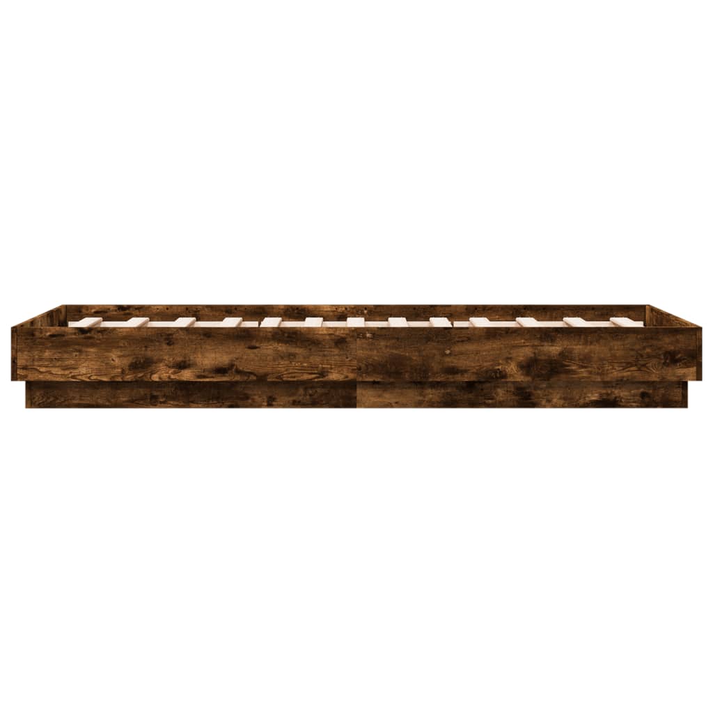 Giroletto senza Materasso Rovere Fumo 75x190 cm in Truciolato | homemem39