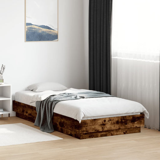 Giroletto senza Materasso Rovere Fumo 75x190 cm in Truciolato | homemem39